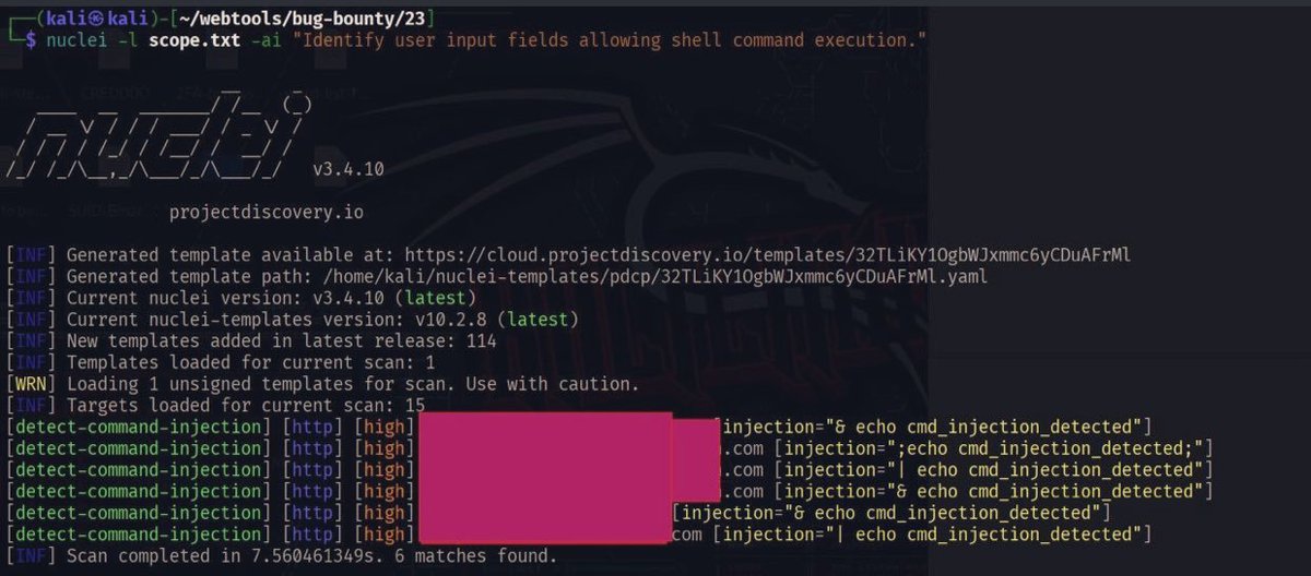 0x0SojalSec's tweet photo. Nuclei ai prompts :🙌🏻 

- https://t.co/HcRS7hwu5B 

#infosec #cybersec #bugbountytips https://t.co/osopIP3CDS