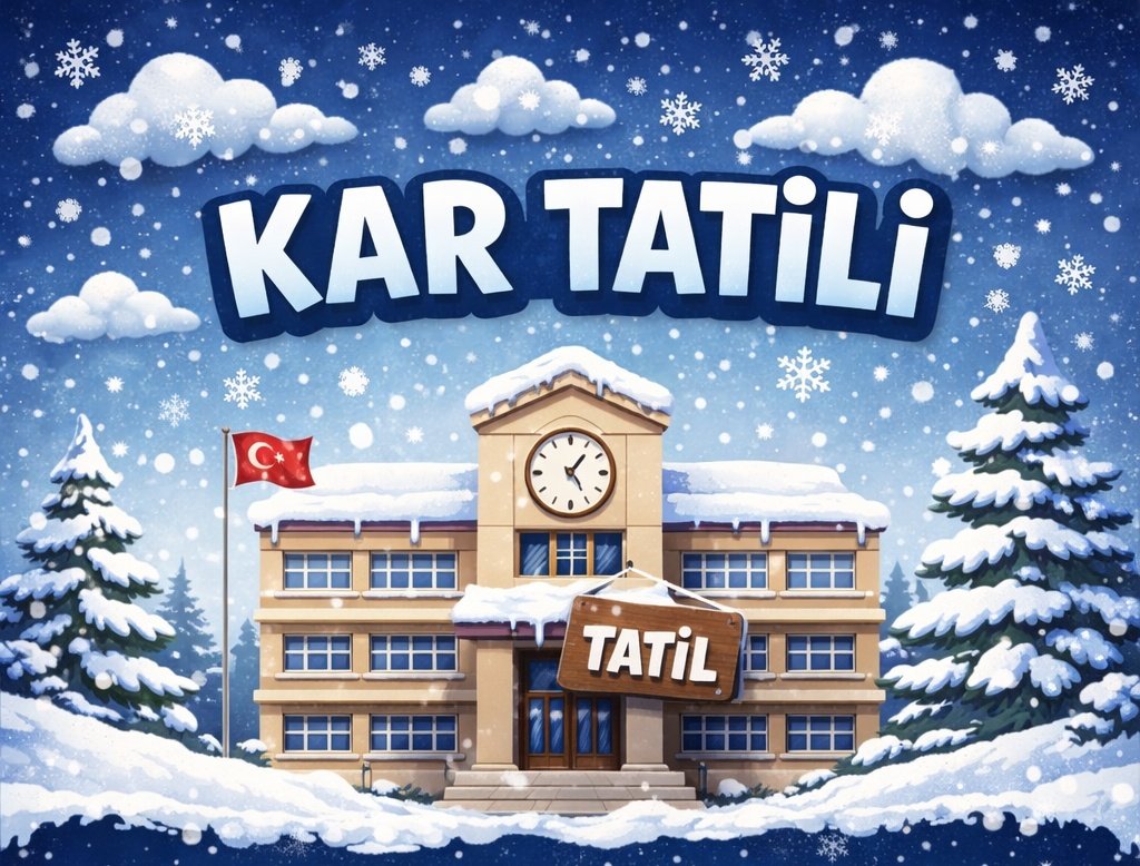 ONGMTAL's tweet photo. 📢 İlimiz genelinde 31.12.2025 (yarın) tarihinde beklenen yoğun kar yağışı sebebiyle eğitim öğretim faaliyetlerine (taşımalı ve merkezde ikamet eden öğrenciler dahil) -1- gün süreyle ara verilmiştir.

📌 Tüm veli ve öğrencilerimizin bilgisine sunarız. https://t.co/8qlROfI8cX