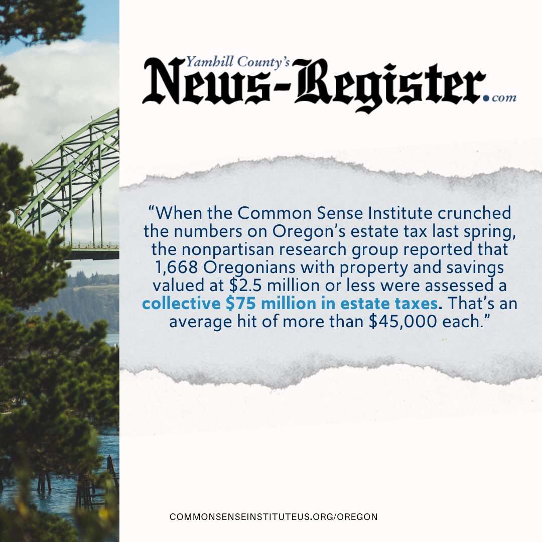 Common Sense Institute Oregon tweet media