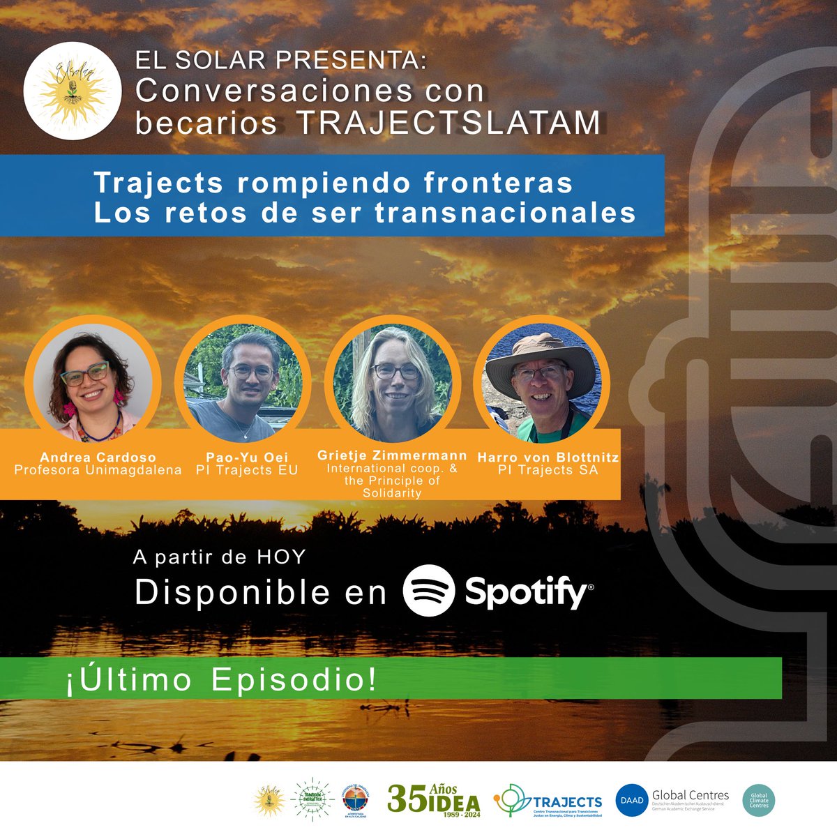 🎙️✨ Nuevo episodio | El Solar presenta: Conversaciones con Becarios TRAJECTS
🎧 Ya disponible en Spotify
🔗 open.spotify.com/episode/37evK1…