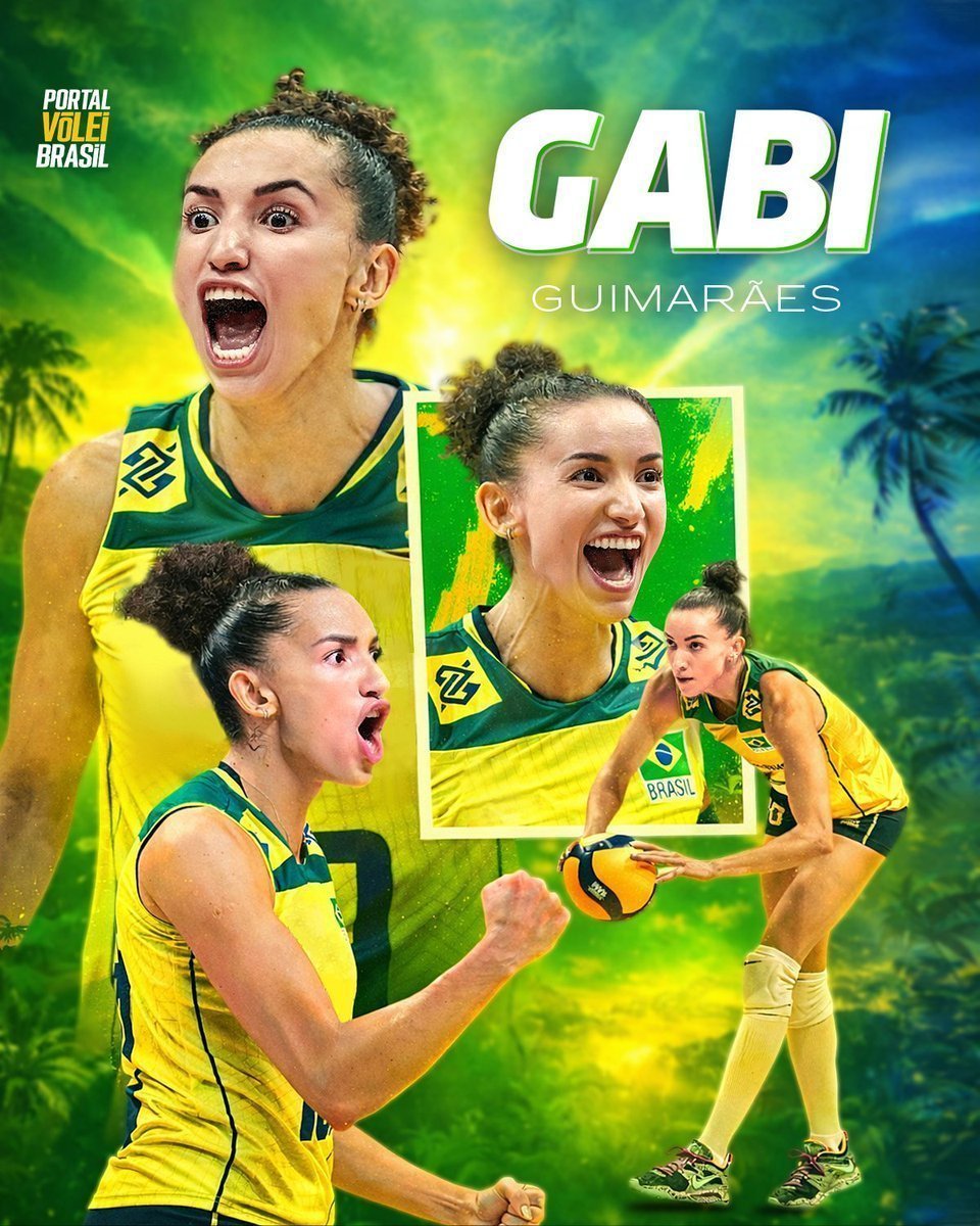 portal_volei's tweet image. 🔝2️⃣ TOP 02 DO MUNDO!

A ponteira Gabi Guimarães foi escolhida como a segunda melhor jogadora do mundo em 2025 pela FIVB e pela Volleyball World. O ranking, elaborado pela equipe de social media, levou em conta o desempenho individual e as conquistas dos principais atletas do…