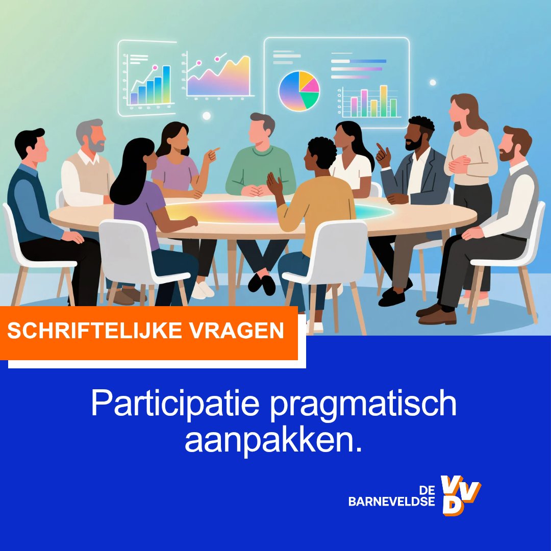 Tijd voor participatie die werkt.

Schriftelijke vragen 👇
 vvd-barneveld.nl/pragmatischepa…