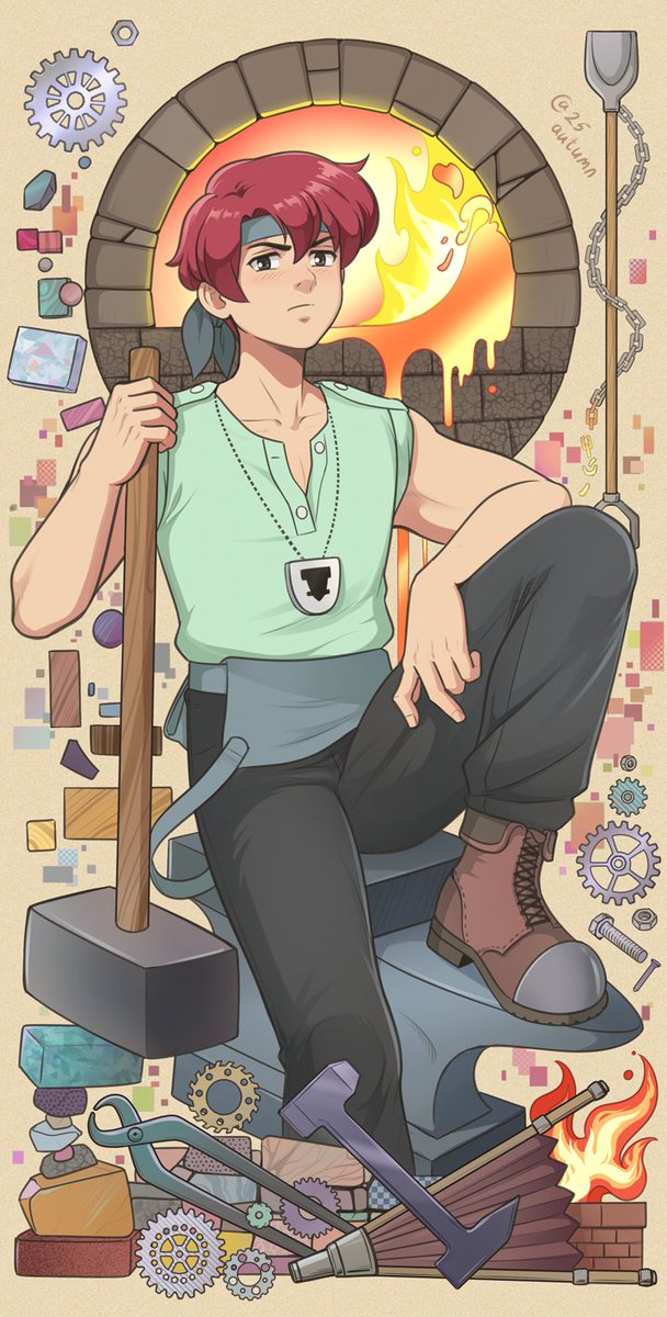 Fanart of  March from the Fields of Mistria game.
#Mistria #FieldsofMistria #FoM