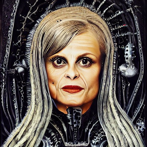 Mondo_Circus's tweet photo. Jerri Blank if she were painted by HR Giger. #ai #aifun #aiart #jerriblank #strangerswithcandy https://t.co/1aFT5bKFZd