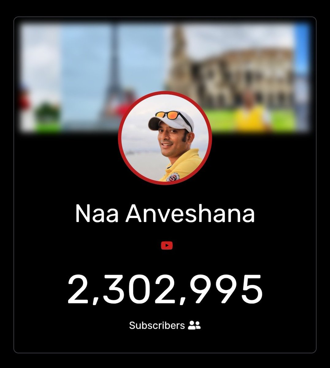 11:43 Unsubscribe Live Count 2,302,995 

Let's do it Guy's Mana Target All "0"Number 

@Hinduism_sci <a href="/RTVnewsnetwork/">RTV</a>
<a href="/bigtvtelugu/">BIG TV Breaking News</a>
#UnsubscribeNaaAnveshana