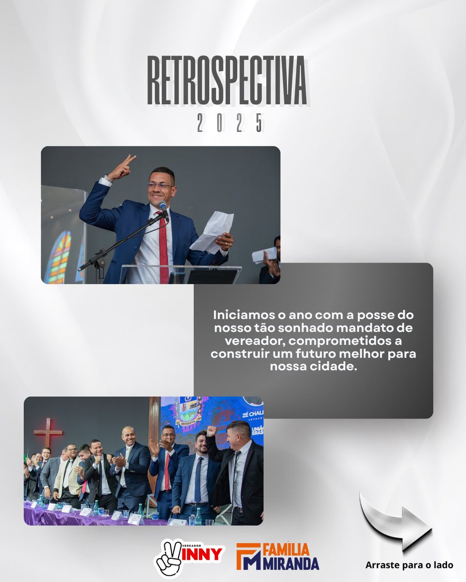 vereadorvinny's tweet photo. O ano de 2025 foi marcado por muito trabalho, diálogo e compromisso com a nossa cidade. Seguimos firmes na fiscalização, na defesa dos interesses da população e na busca por melhorias em áreas essenciais como saúde, educação, infraestrutura e meio ambiente. https://t.co/foGHeVpqnN