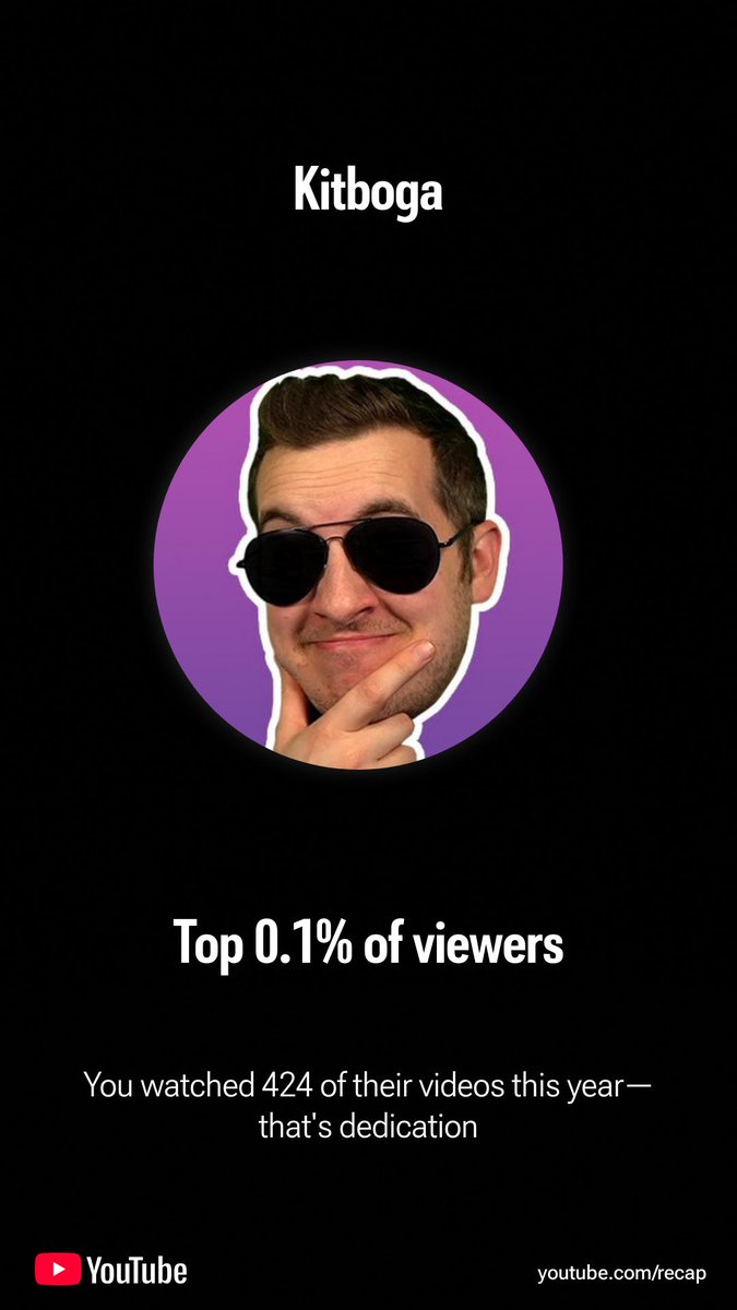 BrunswickBill84's tweet photo. @Kitboga Thanks for all the great content! Between the laughs from you messing with scammers and the genuinely helpful information I pass along to family and friends, I’m really grateful for the work you put into your craft. Saw this on my YouTube recap I’m apparently a fan! 😂 https://t.co/FkvhkE82yr
