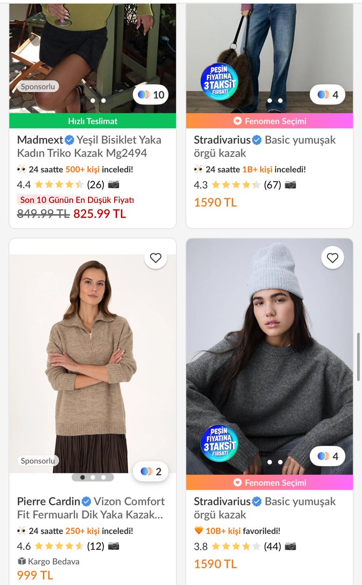 bilgusa's tweet photo. @semina942 bacım türkiyedeyiz. en kıytırık kazaklar bile şu civarlarda. kaliteli olan bir ürün için o yüzden bu fiyat türkiye standartlarında normal. he biz kalitesizi de pahalıya alıyoruz o ayrı https://t.co/VJUo52c1J1