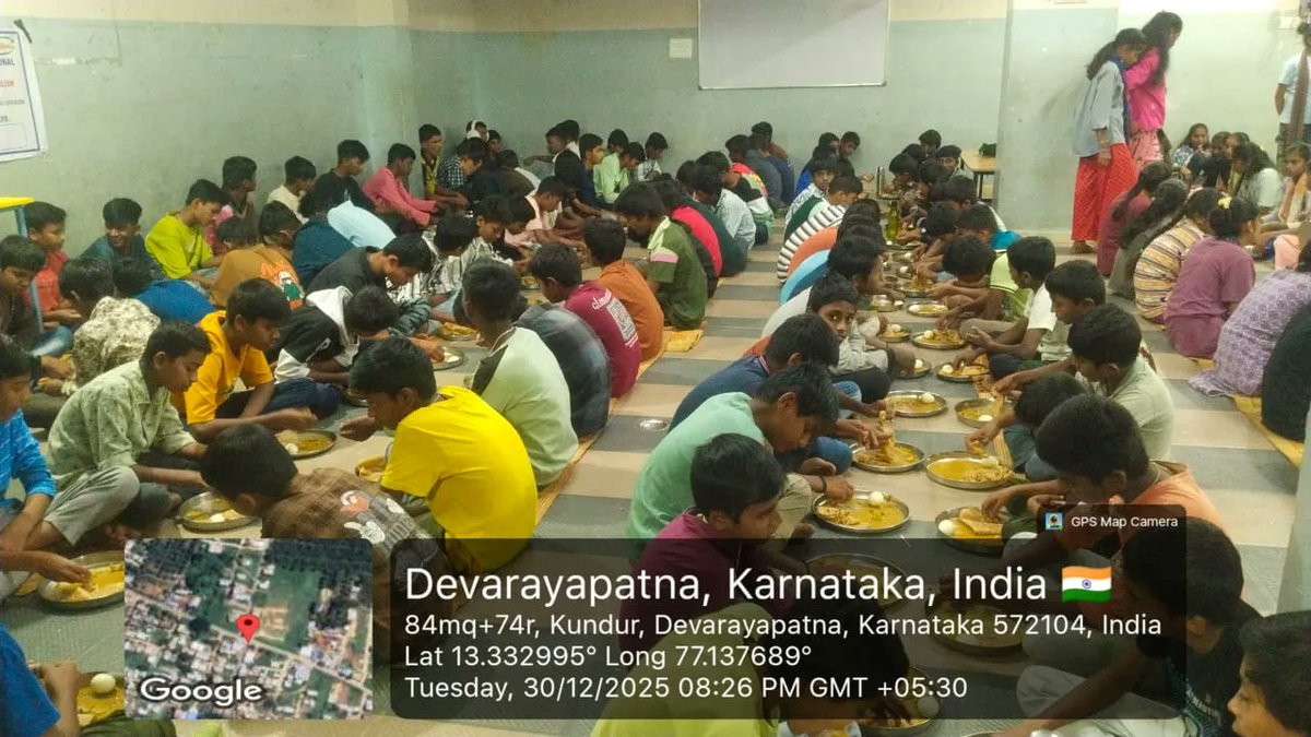 DbrarsKora's tweet photo. Dinner  #SocialAudit_SWDMeals #SocialWelfare_Karnataka https://t.co/AIlOzYfWKs