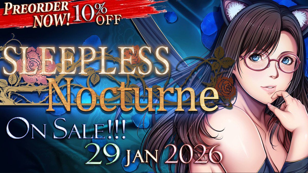 SideProjectG's tweet image. SLEEPLESS - Nocturne - In uscita il 29 gennaio su PC
sideproject.games/news/sleepless…
