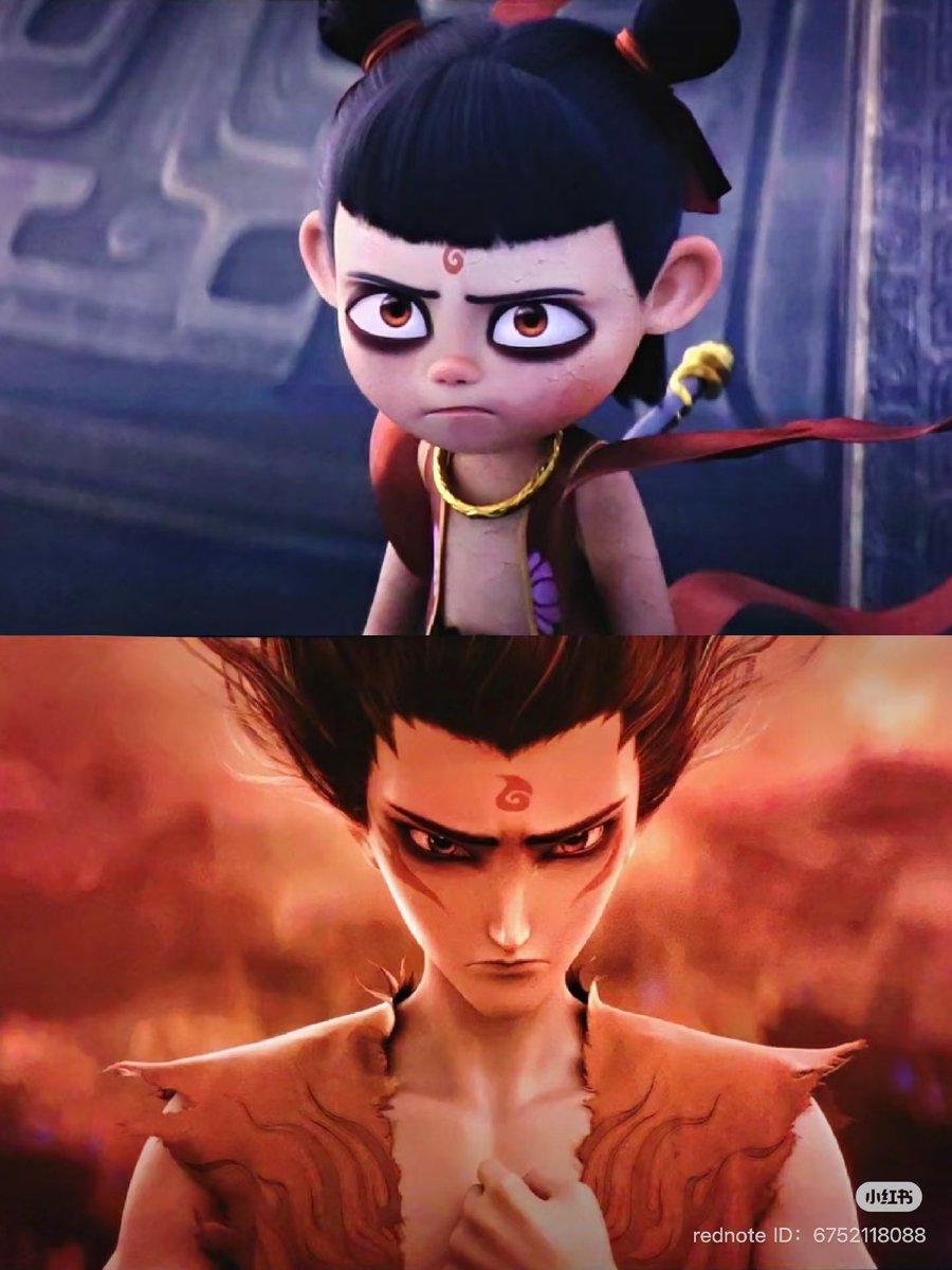 snowlpard's tweet image. Nezha is literally the older version of himself