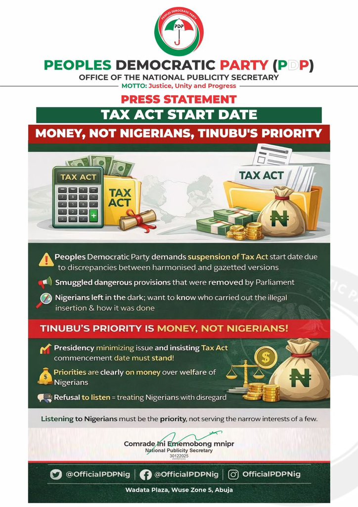 Official PDP Nigeria tweet media