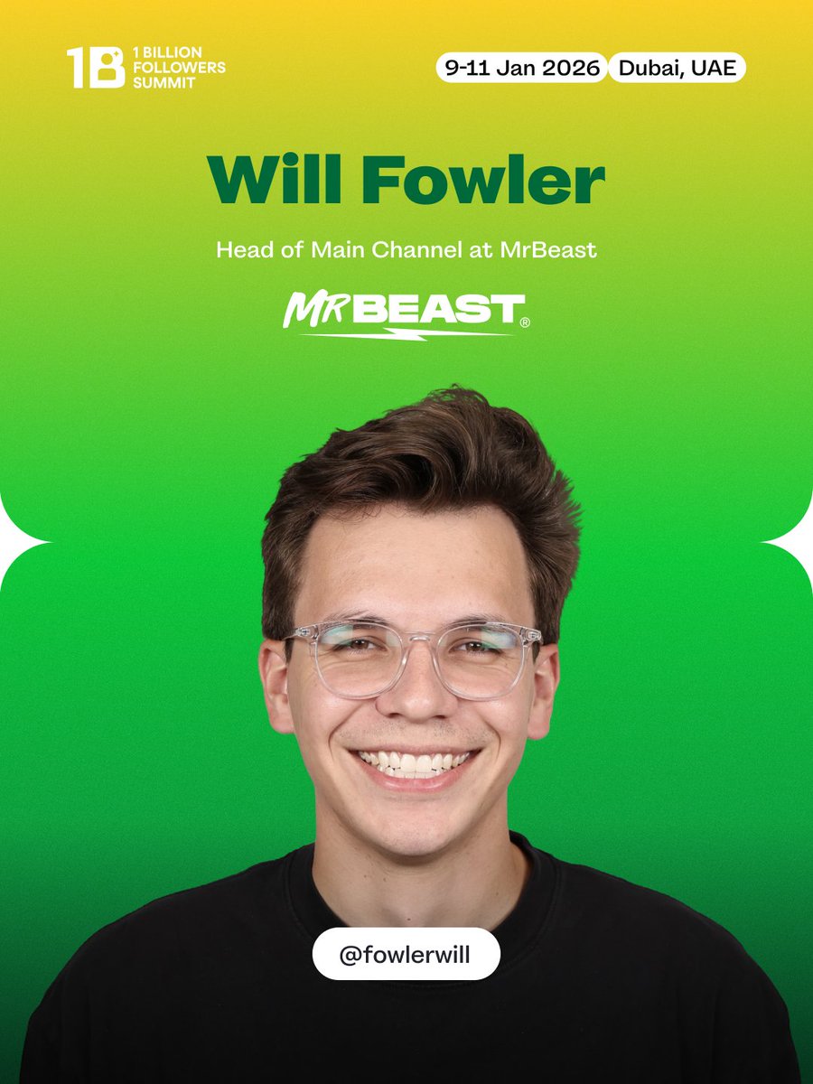 1 Billion Followers Summit tweet media