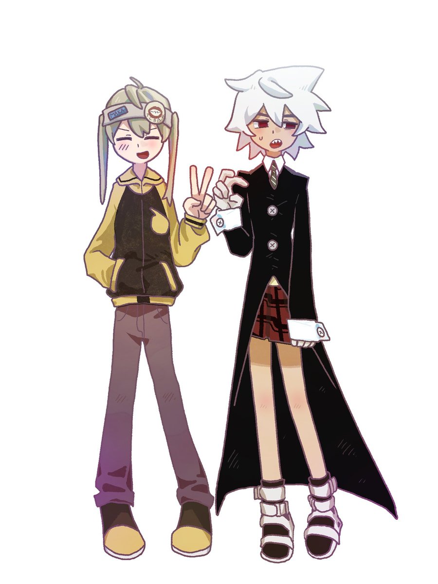 pyop1111's tweet image. #ソウルイーター
#souleater

소울은 이날 이후 마카에게 치마 길이를 늘리라고 종용했다