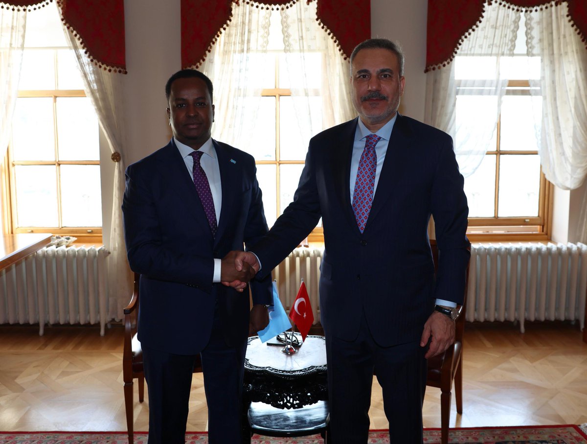 Minister of Foreign Affairs <a href="/HakanFidan/">Hakan Fidan</a> met with Abdisalam Abdi Ali, Minister of Foreign Affairs and International Cooperation of Somalia, in İstanbul.