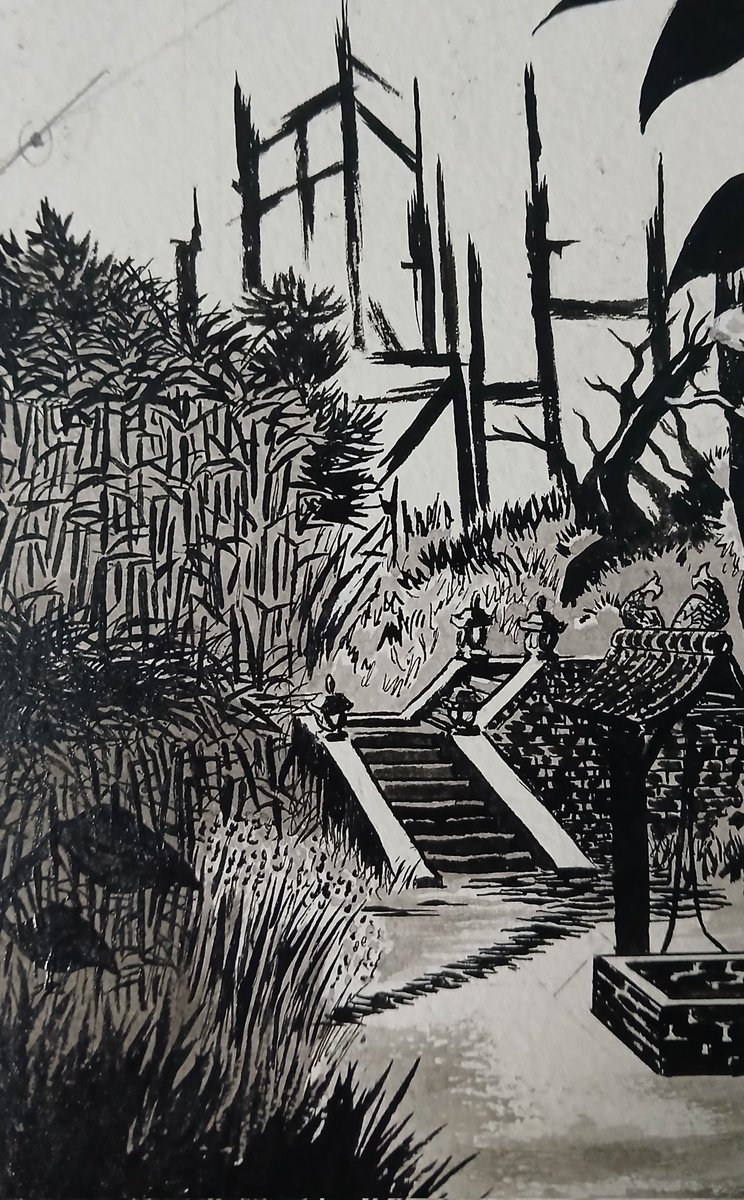 TylerWentland's tweet photo. Tranquil mornings.
#WIP
#RedKoi 
@alternacomics https://t.co/32COt6KL4S