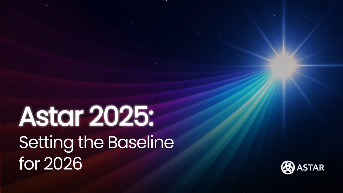 AstarNetwork's tweet image. 2025 was a year of re-structure and foundation building for Astar. 🌟

The focus was on alignment and preparation rather than short term execution. Entering 2026, Astar moves from groundwork to delivery.

Here’s what changed and what comes next. 👇