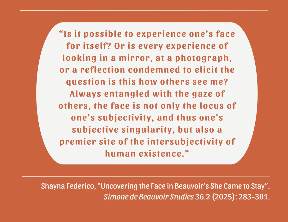 Revue - Simone de Beauvoir Studies - Journal tweet media