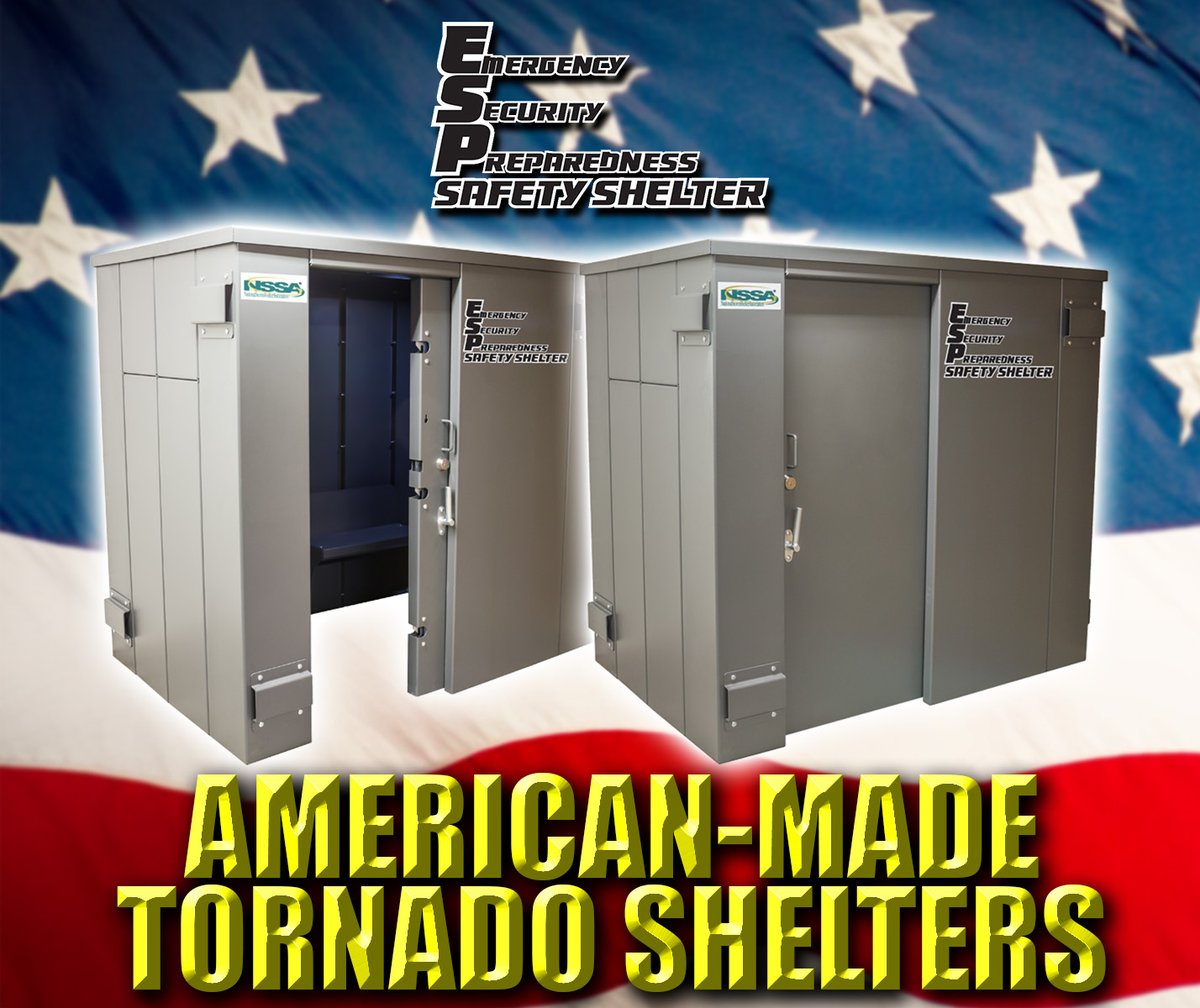 SwisherBrand's tweet photo. When seconds matter, preparation makes the difference. 🇺🇸 ESP Safety Shelters are American-made and engineered to protect what matters most—before the storm hits.
#ESPSafetyShelters #AmericanMade #EmergencyPreparedness #StormSafety #BuiltForProtection https://t.co/HPUgrujsIC