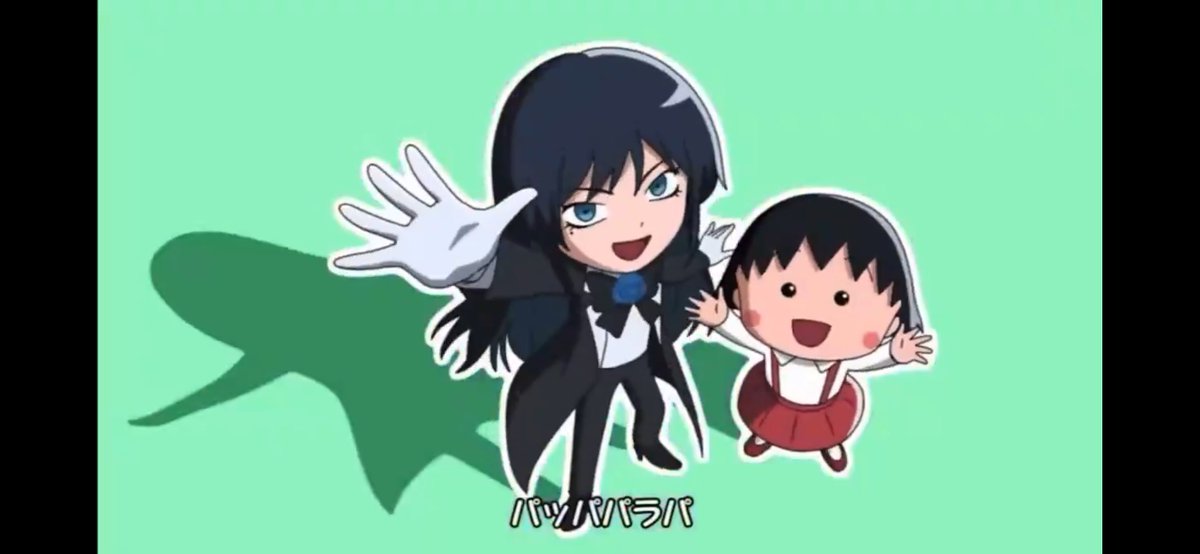 IOAOIP's tweet image. ちびまる子ちゃんのオープニングAdoになったから見てみたけど、このシーンでデュラララを思い出してしまったw
駆け出せsteppin' out tonight〜♫