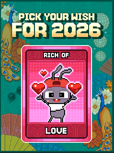 New Year Fortune Card Event is live 💵

I joined the Memecore event, picked a card from the GIF, and filled out the form.
They’re giving away MemePacks worth up to $20 in $M.

My result: Rich of Love ❤️
Wishing a year full of sincere connections and positive vibes in 2026.