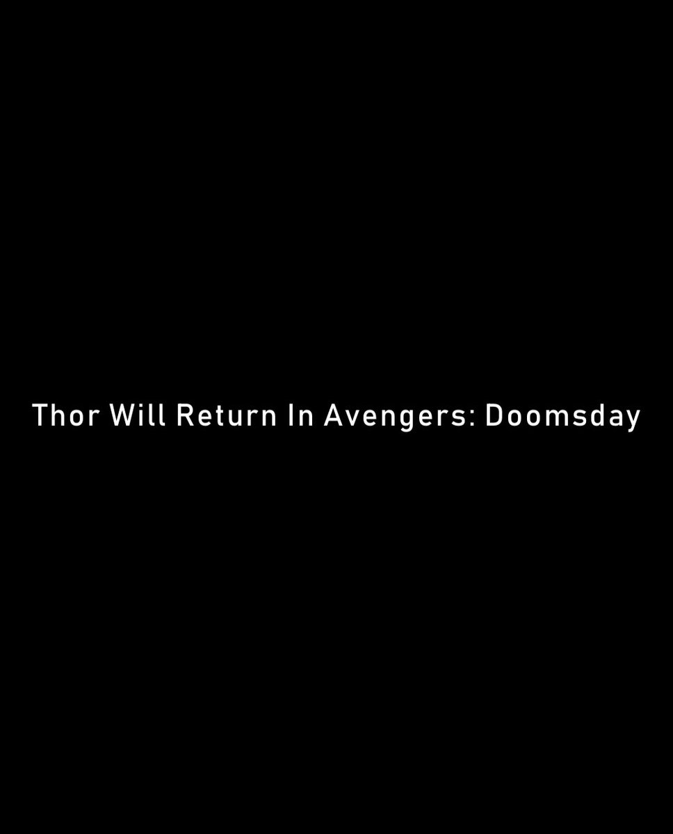 Thor will return in ‘AVENGERS: DOOMSDAY’

In theaters on December 18, 2026.