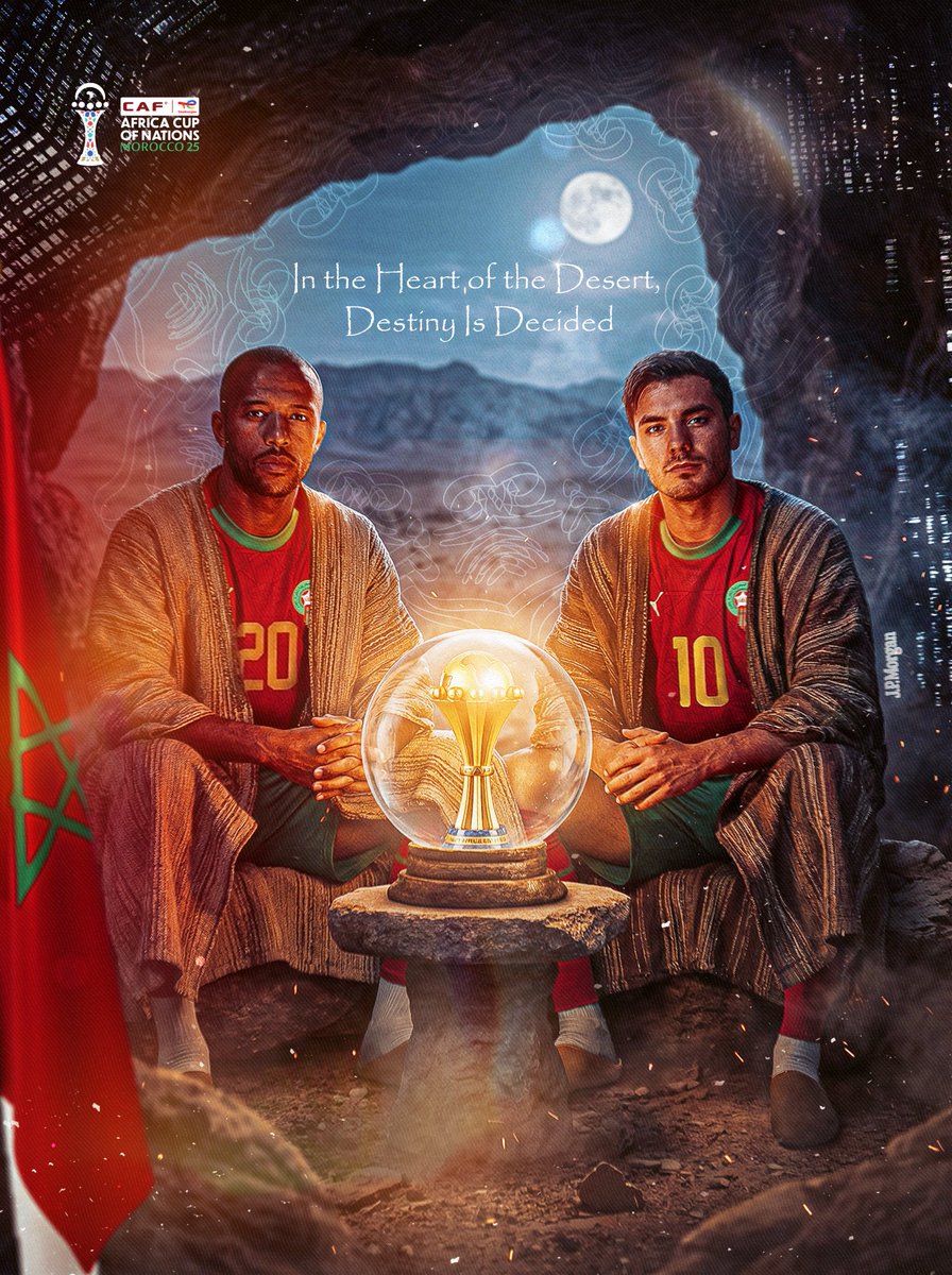 MSFootball12's tweet image. Morocco's 6 goals in the #AFCON25 were scored by just this duo 🇲🇦🥶

Regragui is lucky to have the Atlas Lions' attack 😍

- Latest Work 🎨

#smsports #sportsdesign #footballdesigns #Salah #كأس_أمم_إفريقيا_2025 #كأس_أمم_إفريقيا #كاس_افريقيا_2025 #كأس_إفريقيا #الكعبي #منتخب_المغرب…