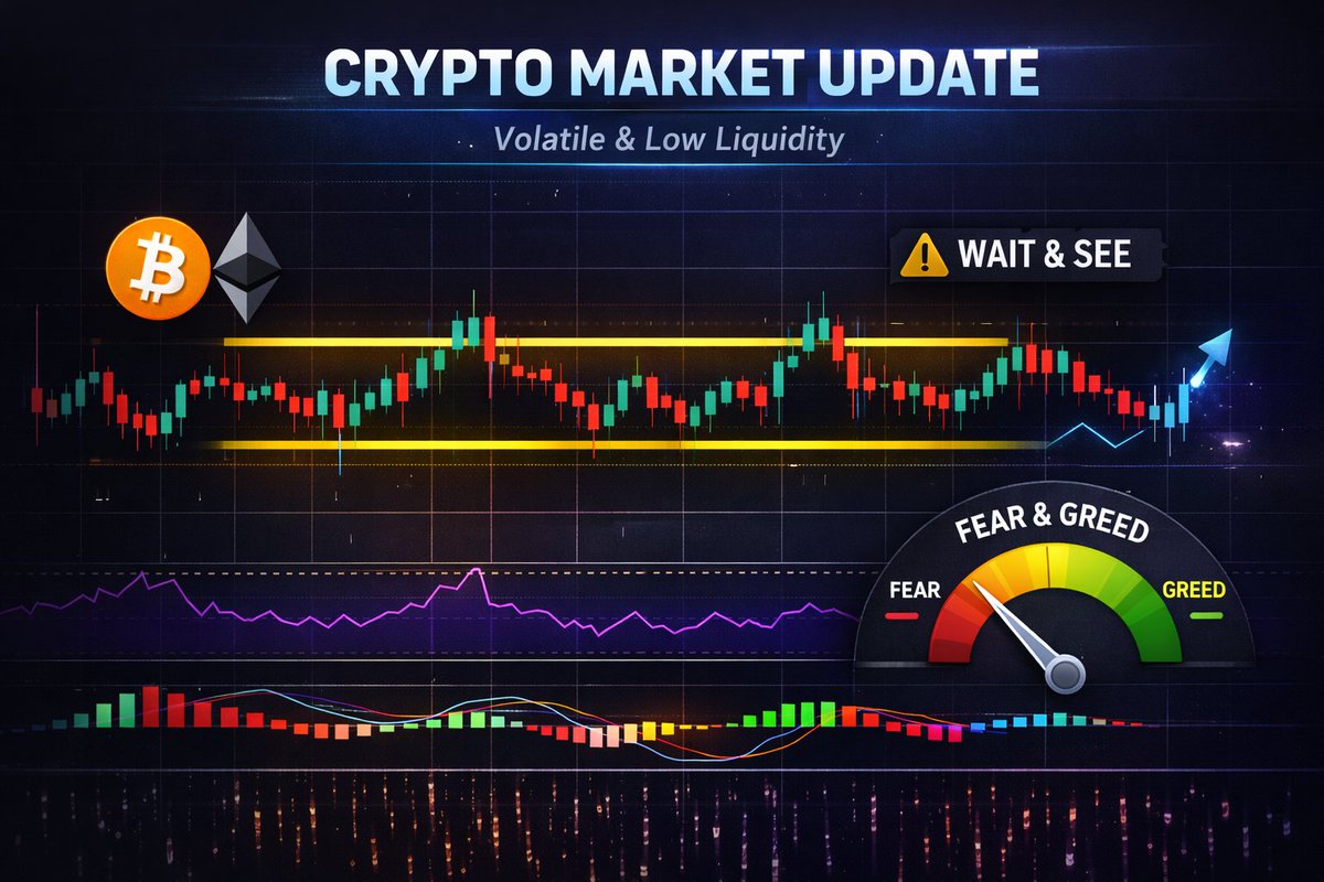 AWX_CryptoAI's tweet photo. Volatile market. Low liquidity. ⚠️
Waiting for confirmation.
What’s your move? 👀
#Crypto #Bitcoin #awxai https://t.co/3XPVXR2OTQ