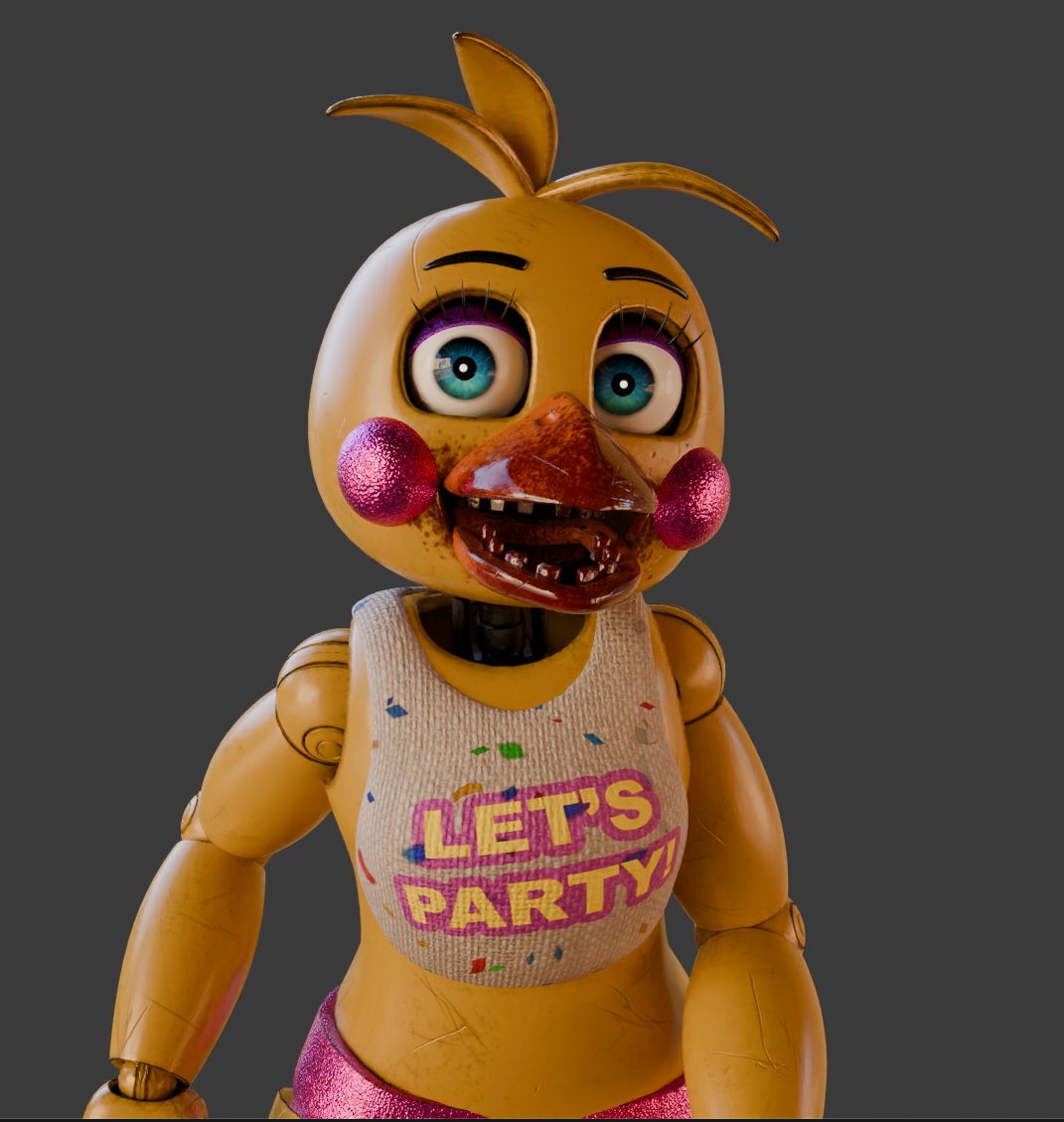 Added a blood skin and more features to her rig