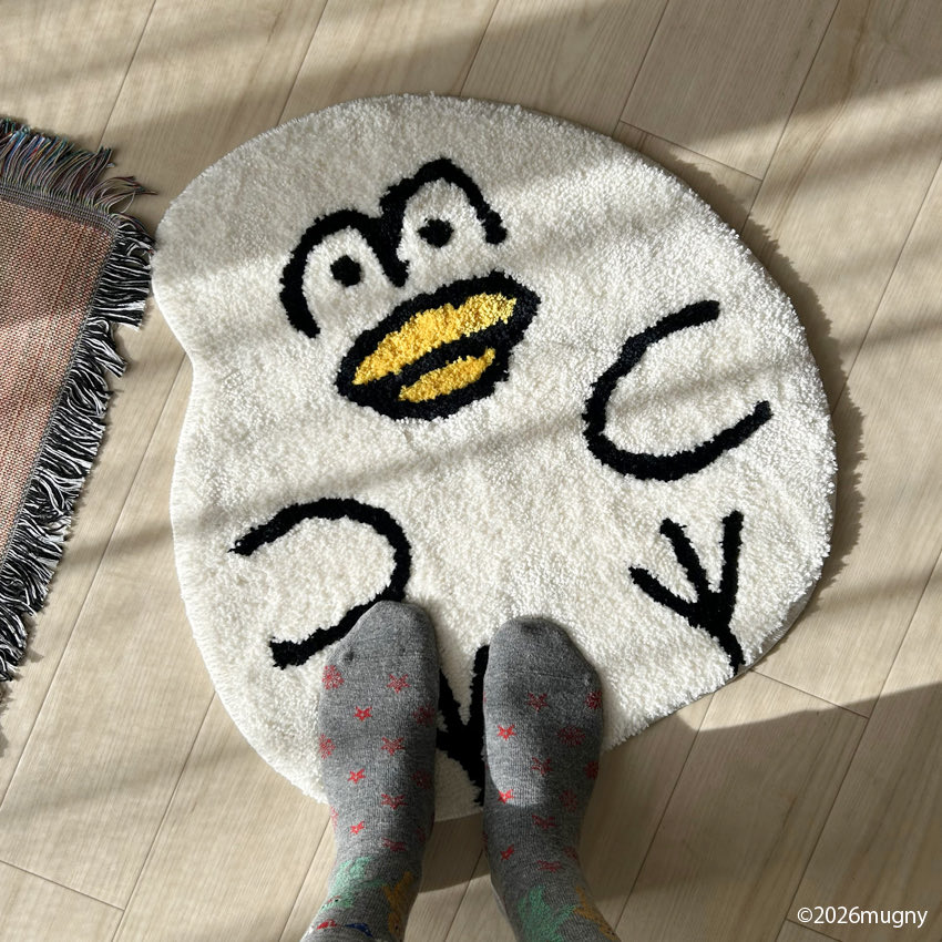 🏠POP UP SHOPグッズ紹介🐥 「フロアマット」 とりもちの形のフロア