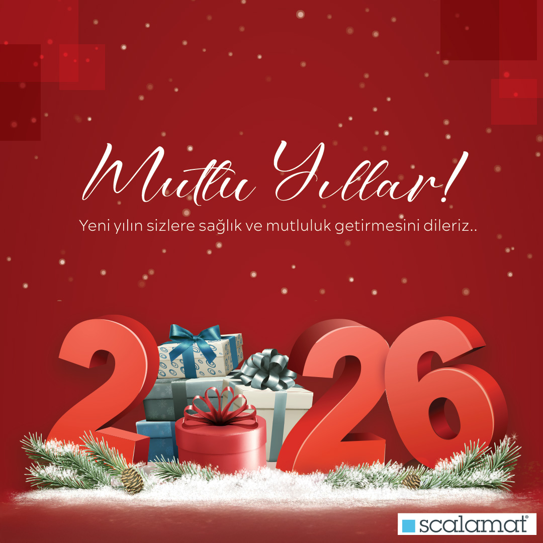 Mutlu Yıllar!
Yeni yılın sizlere sağlık ve mutluluk getirmesini dileriz.
#Scalamat #YeniYıl #Yılbaşı #YeniYıl2026 #31Aralık