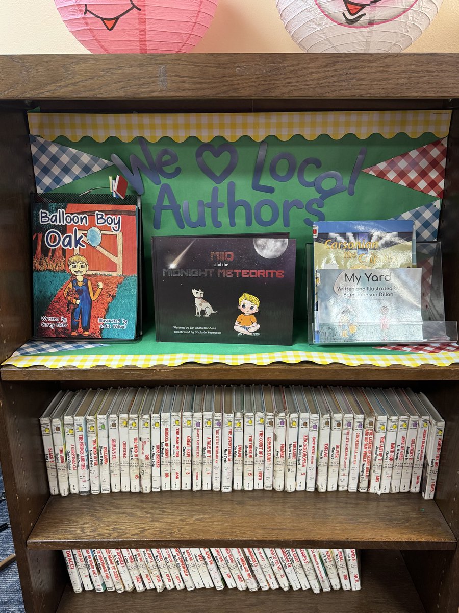 espunite's tweet image. 📚❤️ We love our local authors! So proud of the talented storytellers right here in our school community—showing students that amazing stories can start close to home. #LocalAuthors #SchoolPride #GCCentralKnights