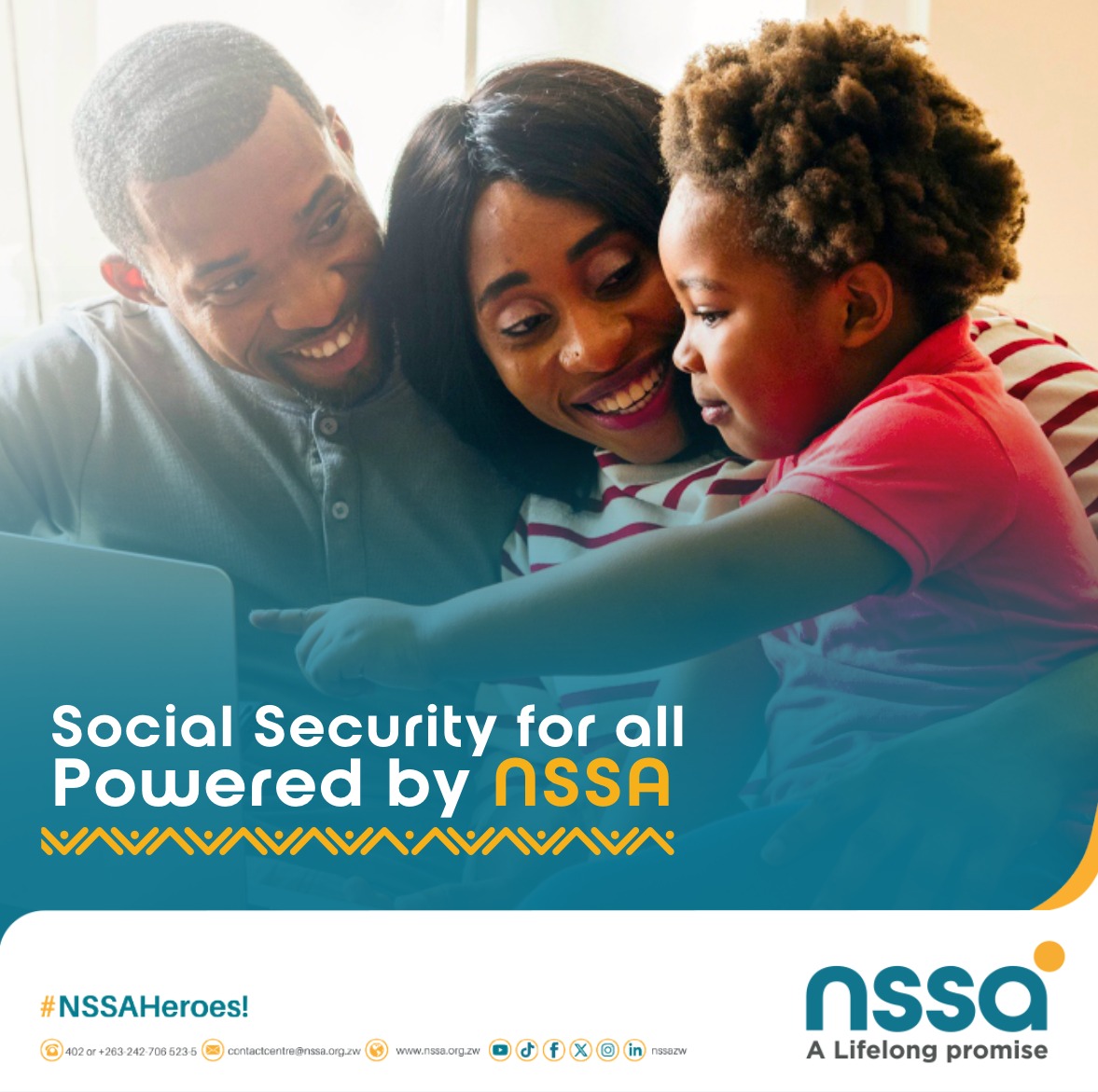 nssazw's tweet image. Social security is about dignity. Whether you are a young worker or a retiree, NSSA is the safety net that ensures no one is left behind.

#Socialsecurity
#secure