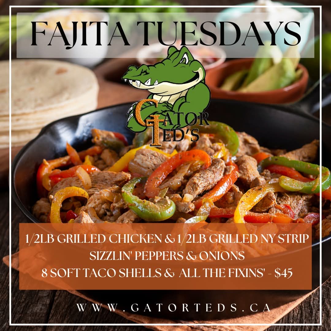 Skip the stove tonight and let us handle the cooking with our loaded Fajitas for 2 featuring Grilled Chicken &amp; Steak and all the fixins'! #fajitanight #tacotuesday