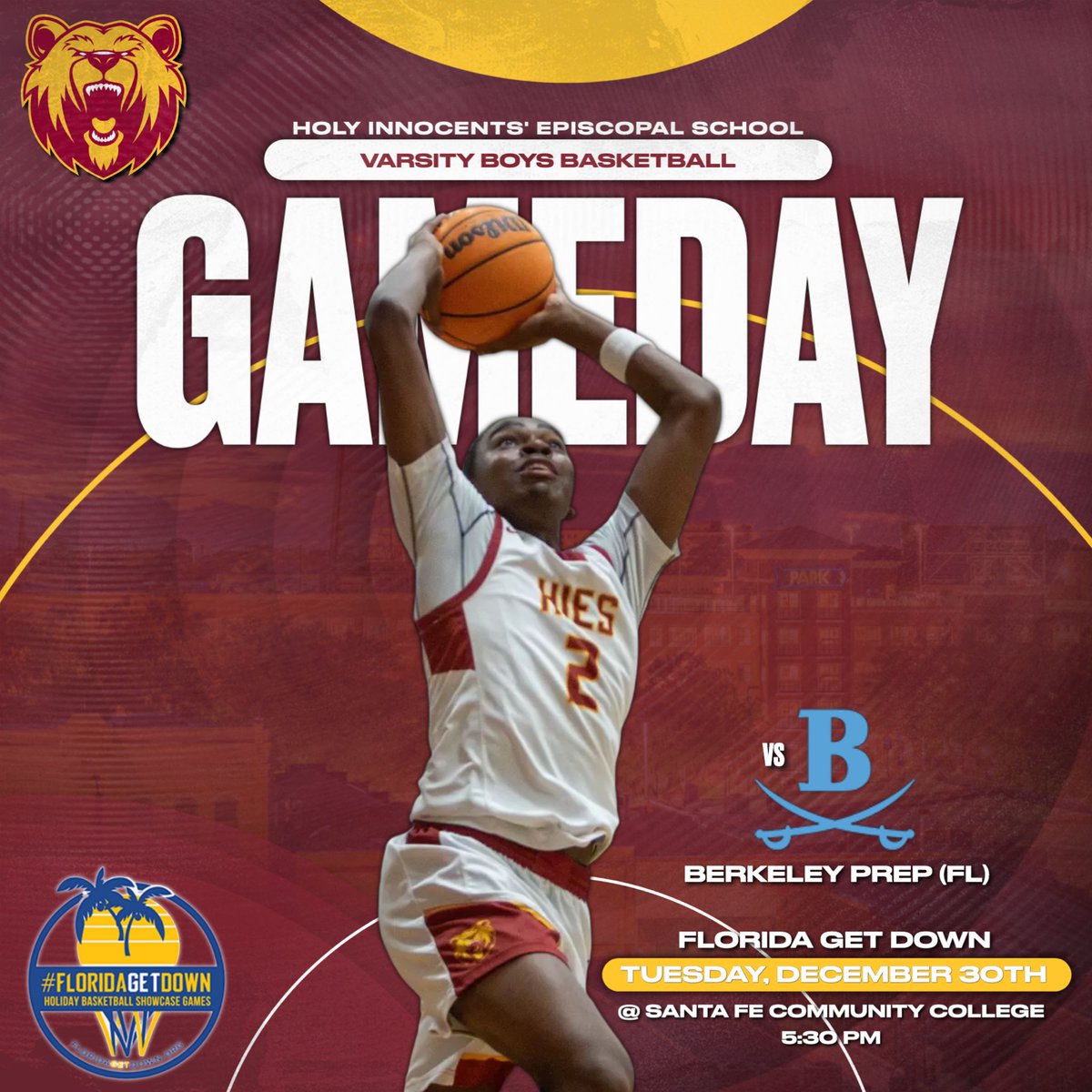 hiesbasketball's tweet photo. GAMEDAY!
π @BerkeleyBball
π @SFsaintsMBB
π
12.30.25
π¦ 5:30PM
π @FloridaGetDown
#F7S8 #The805 https://t.co/fVL416pgwk