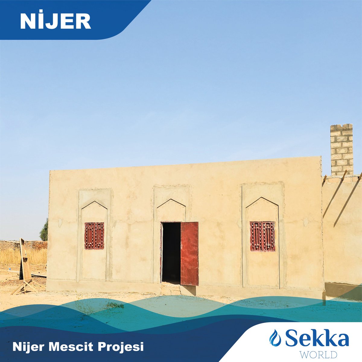 sekkaworld's tweet photo. Afrika’da kalıcı eserler inşa etmeye devam ediyoruz.

Nijer’in başkenti Niamey’e 236 km uzaklıkta bulunan Dosso bölgesinde yürütülen Mescid projemizin inşaat çalışmalarında sona yaklaşıyoruz. https://t.co/8paohbbr2v