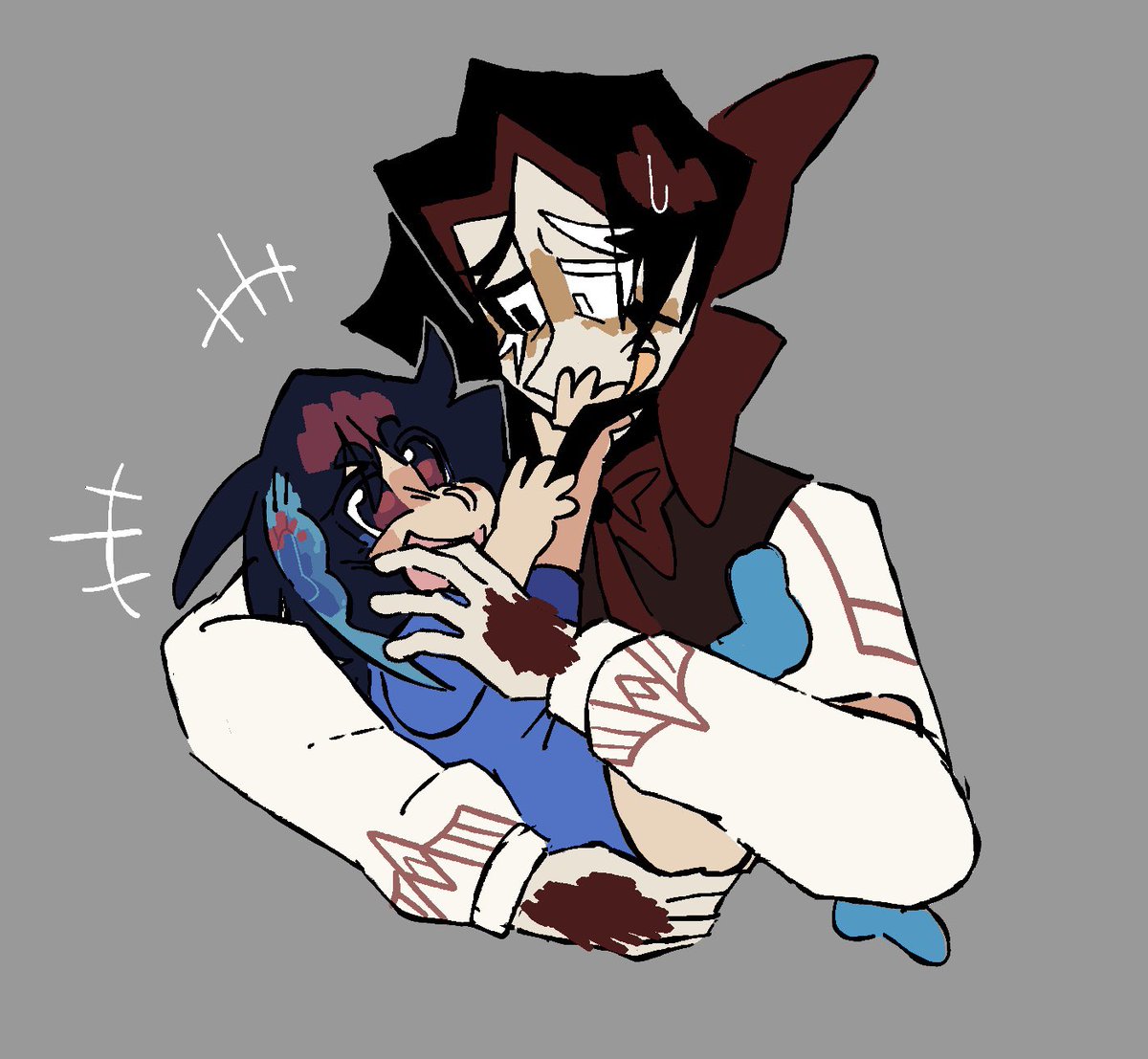 woofolotl's tweet image. Huge giant grub baby