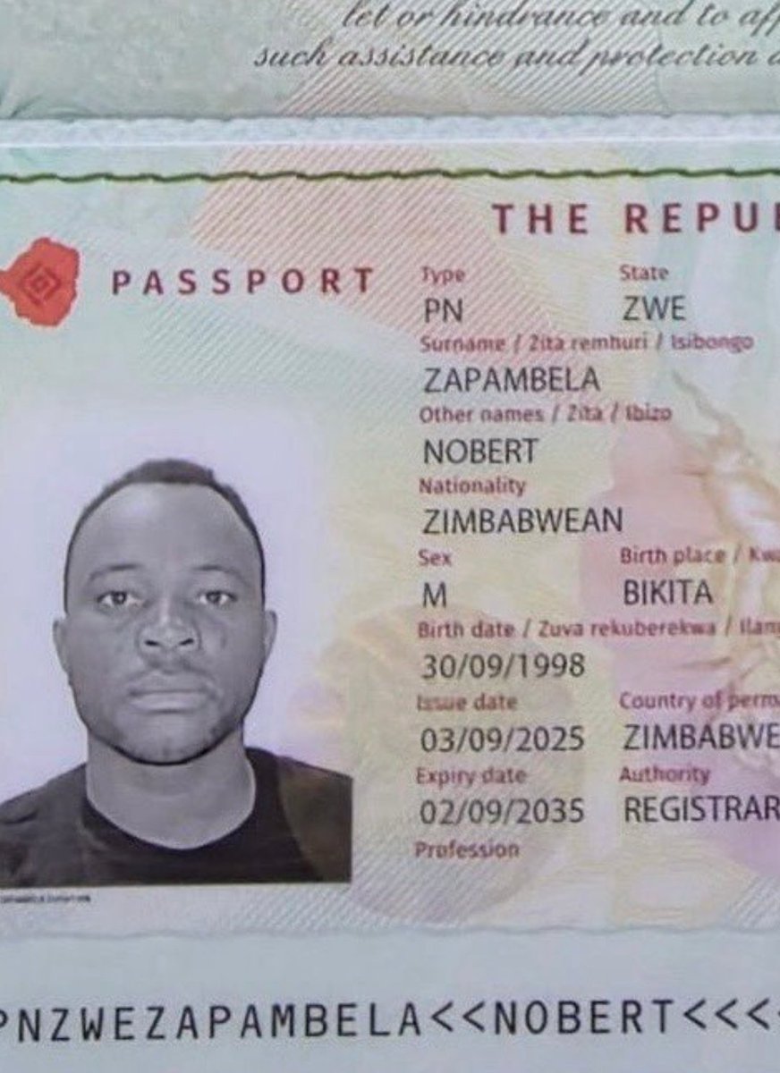 pmcafrica's tweet image. And there you have it, Nobert Zapambela .. those who said "Zapambela" don't sound like a Zimbabwean surname 😅