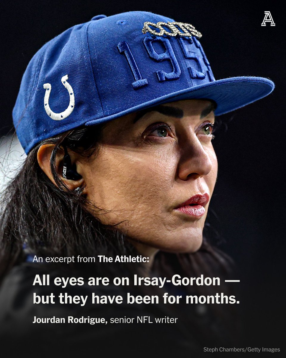 JourdanRodrigue's tweet photo. Carlie Irsay-Gordon is the NFL’s most atypical owner. 

Her era began with grief. The Colts’ season crescendoed into joy; it ends in disappointment. 

Now she will decide how to build who they become. 

But who really is Irsay-Gordon? How does she think? I went to Indianapolis… https://t.co/GTjaJe76s9