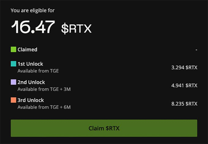 checkrcorp's tweet photo. $RTX (RateX) Sustaining DeFi Momentum
Platform → https://t.co/guLGSBIgY5
RateX leveraged protocol (Solana/BNB):
Price ~$2.9 📈
Market cap $48M+
Recent listings: MEXC & Binance Alpha
30% revenue allocated to buybacks
Volume confirms continued demand.
@RateX_Dex #RateX #DeFi #Solana