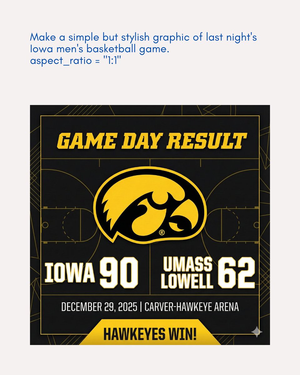 ChrisSnider's tweet photo. Testing the ability for Nano Banana Pro to make Instagram-style sports graphics. The results were impressive. https://t.co/MKF7wcZKyn