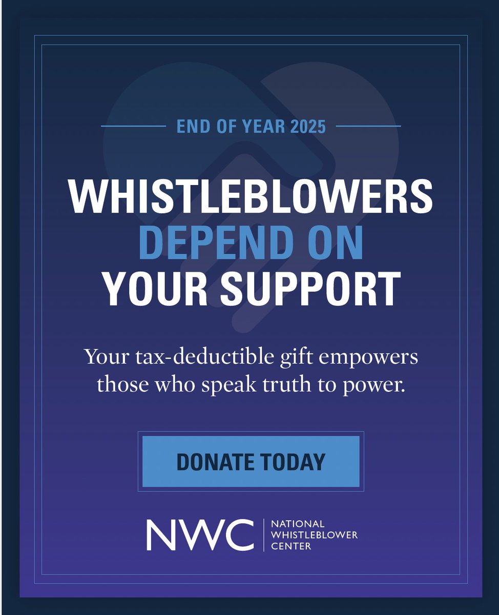 National Whistleblower Center tweet media