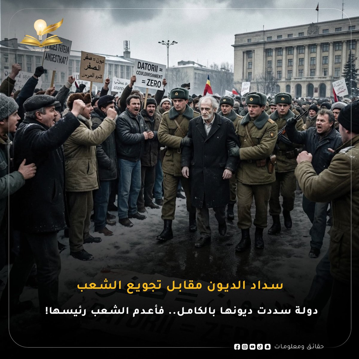 في ثمانينيات القرن العشرين، تبنّى الرئيس الروماني نيكولاي تشاوشيسكو سياسة تقشّف شديدة بهدف سداد الدين الخارجي لرومانيا، الذي بلغ نحو 10–11 مليار دولار.

انطلقت هذه السياسة من رغبته في تقليص الاعتماد على الخارج وتعزيز ما اعتبره “السيادة الاقتصادية”.

لتحقيق ذلك، وجّه النظام جزءاً