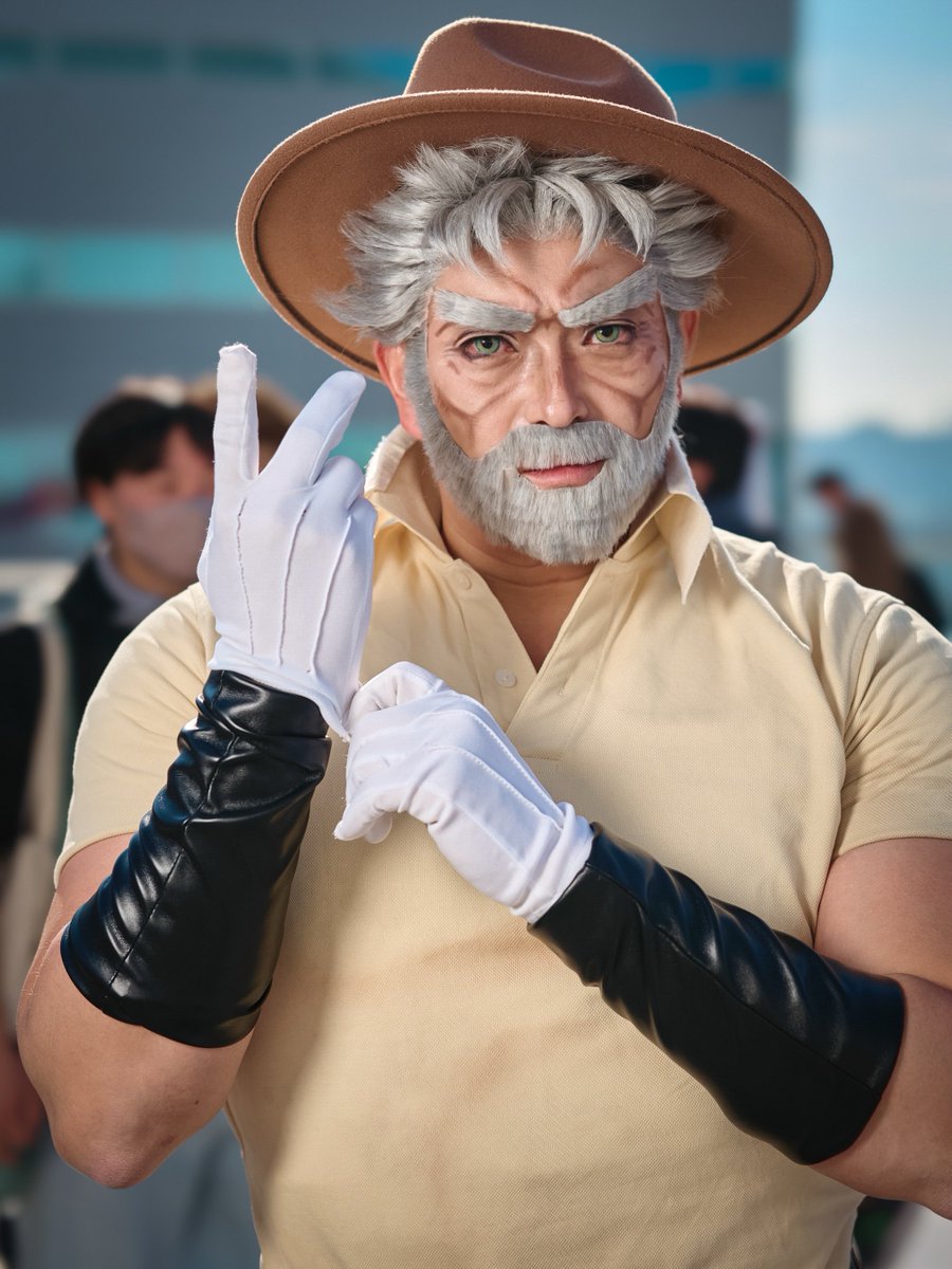 heavypoint_tony's tweet image. 老いてますます
健在というところかな…
ジョセフ・ジョースター（3部）

📸 @abios_2004 
 #C107コスプレ