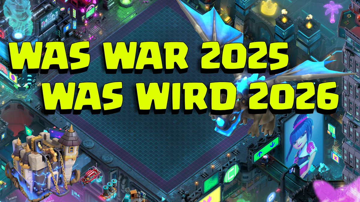 WAS WAR 2025 WAS WIRD 2026 (Clash of Clans) youtu.be/O_4VtRezqeE?si… via <a href="/YouTube/">YouTube</a>