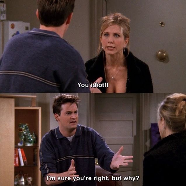 Rachel and Chandler were such an underrated duo in Friends