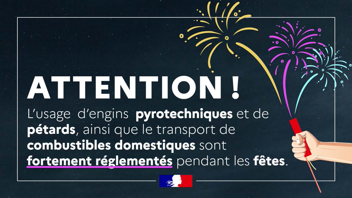Image de Préfète de la Creuse - #ArrêtéPréfectoral | Réglementation autour des feux pyrotechniques et du transport de combustibles d