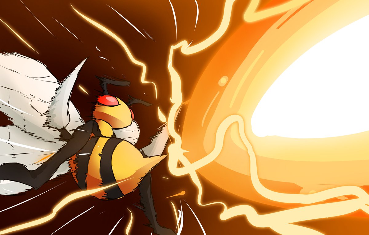 Bones_Dio's tweet image. Beedrill Blast