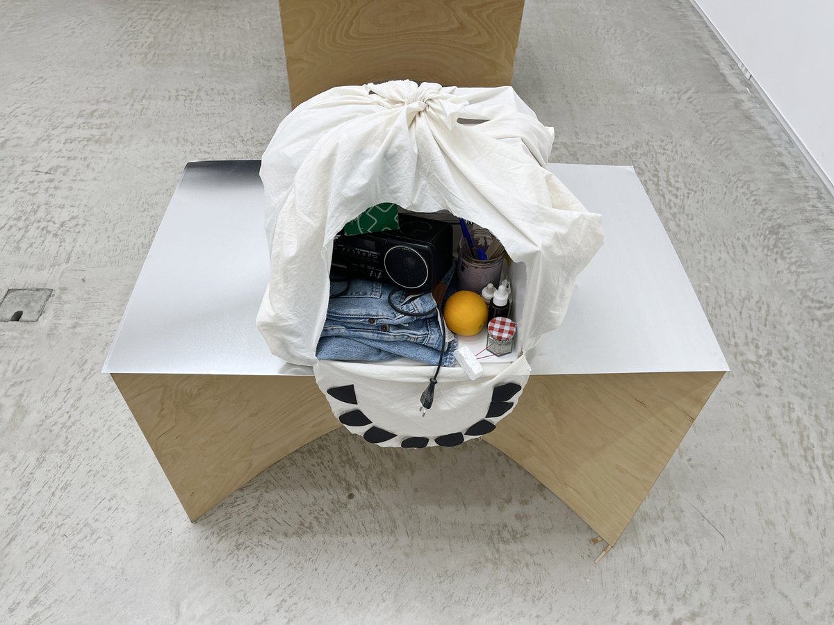 hamuzou's tweet image. フン・ティエン・ファン「Full of debt」を大塚のMISAKO &amp;amp; ROSENで見た。ファウンドオブジェクトを素朴な手法で組み合わせたユーモラスな彫刻作品群によるインスタレーション。エッセンを拠点に活動するベトナム系ドイツ人アーティスト。待望の日本初個展。11/16で終了。