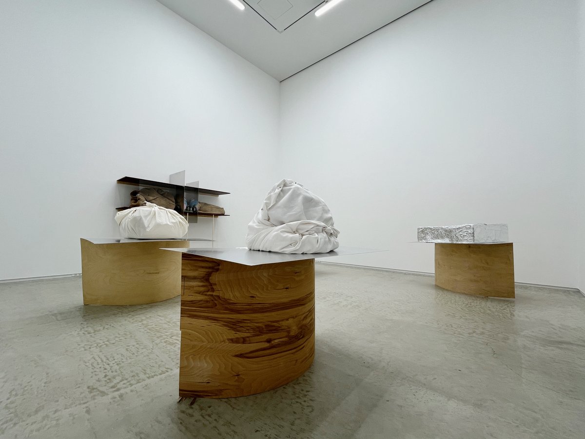 hamuzou's tweet image. フン・ティエン・ファン「Full of debt」を大塚のMISAKO &amp;amp; ROSENで見た。ファウンドオブジェクトを素朴な手法で組み合わせたユーモラスな彫刻作品群によるインスタレーション。エッセンを拠点に活動するベトナム系ドイツ人アーティスト。待望の日本初個展。11/16で終了。